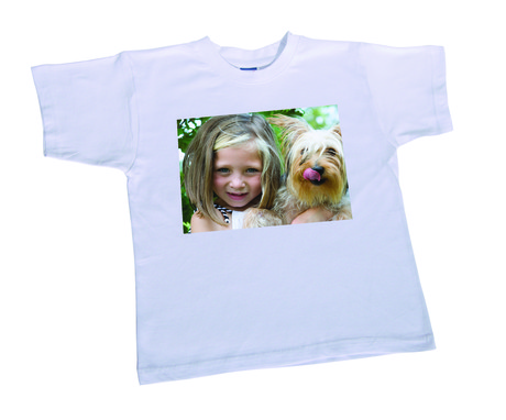 T-shirt blanc unisexe enfants