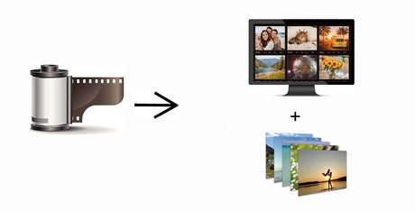 Numérisez votre pellicule et recevez les photos à domicile