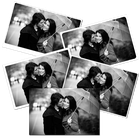 Poster Noir/Blanc 20x30 cm Brillant