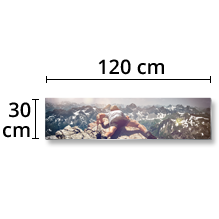 Photo sur Alu - Panoramique 30x120 Photo sur Alu - Panoramique 30x120